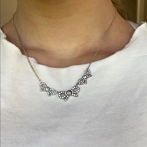 BEAUTIFUL Silver Coach Necklace